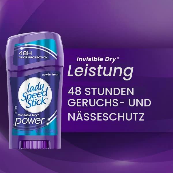 LADY SPD ST INV DRY POWDER 2.3 OZ by Lady Speed Stick
