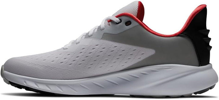 FootJoy Herren Fj Flex Xp Golfschuh 39.5 EU Weiss Schwarz Rot, 39.5 EU Weiß Schwarz Rot