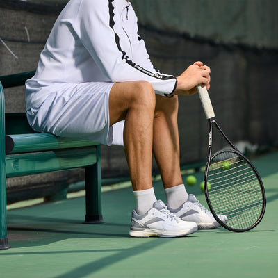 FitVille Extra Weit Tennisschuhe Herren Breit Hallenturnschuh Atmungsaktiv Training Schuhe für Tenni