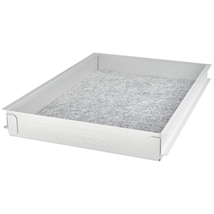 VanDeBord Einschub Aluminium Flach, Schublade, Schubkasten, Drawer, Zubehör für Flugzeugtrolleys, Ai