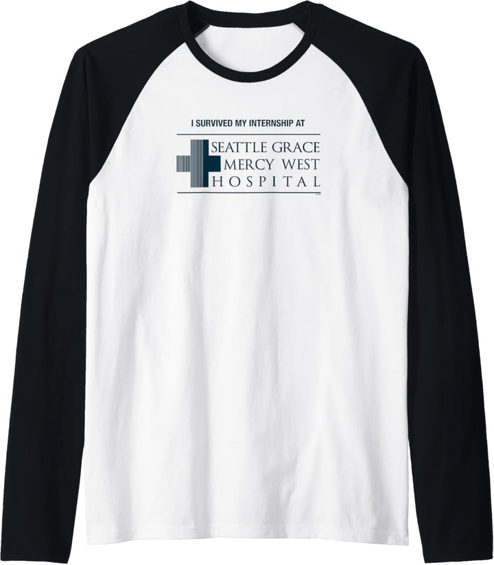 Grey's Anatomy Ich habe mein Praktikum Überlebt Raglan