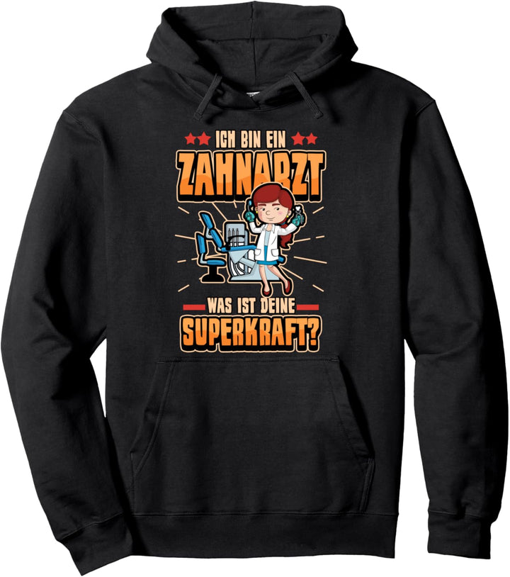 Lustig Zahnarzthelferin Zahnarzt Spruch Geschenk Pullover Hoodie