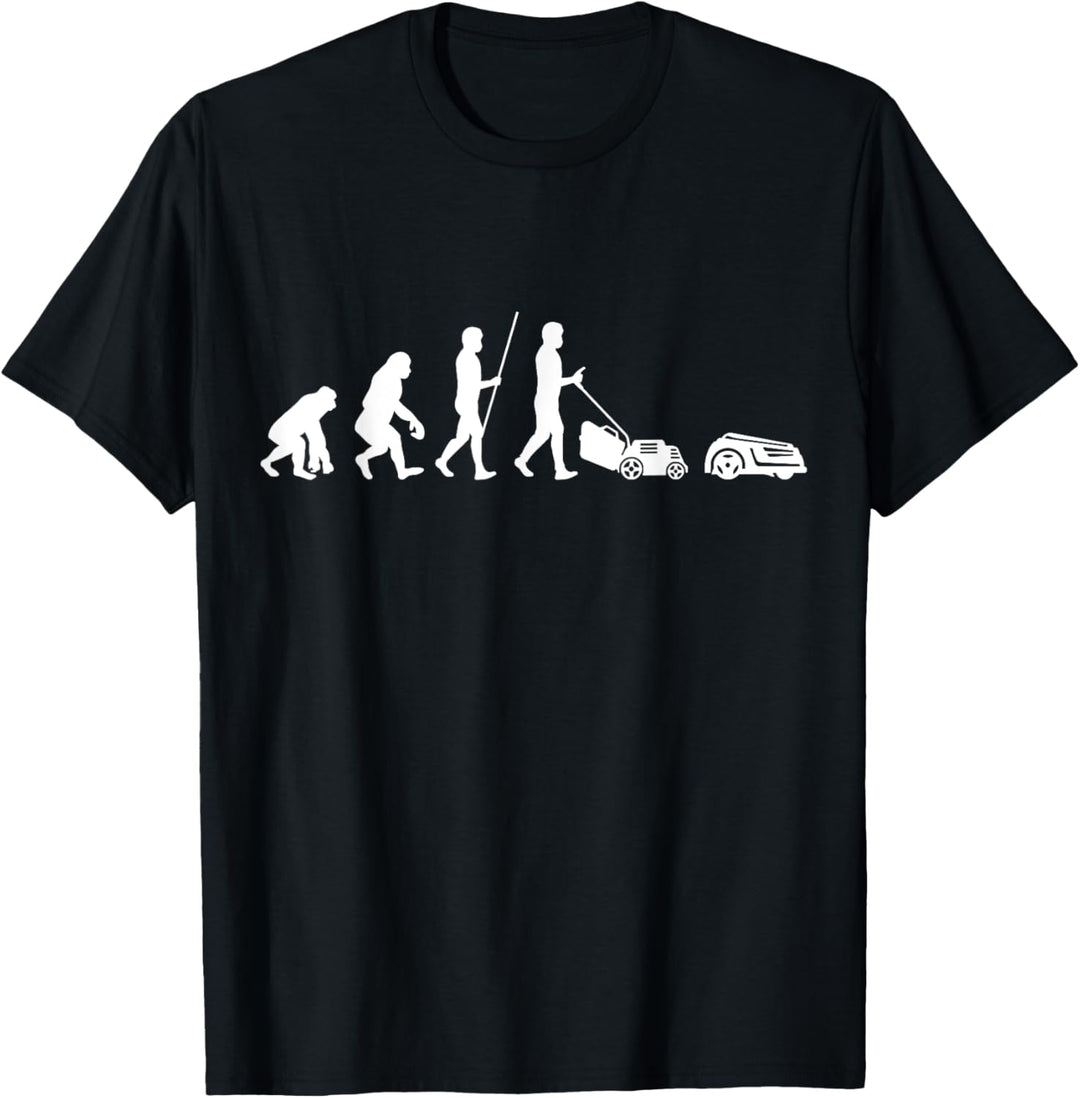 Mähroboter Garten Evolutions Rasenroboter Männer Kleingarten T-Shirt