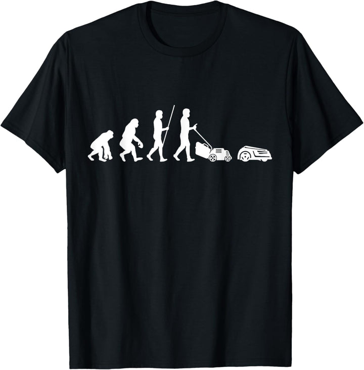 Mähroboter Garten Evolutions Rasenroboter Männer Kleingarten T-Shirt