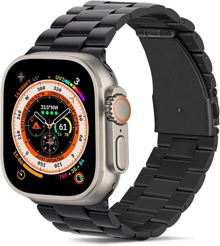 Tasikar Armband Kompatibel mit Apple Watch Ultra Armband 49mm Prämie Edelstahl Metall Ersatz Armband