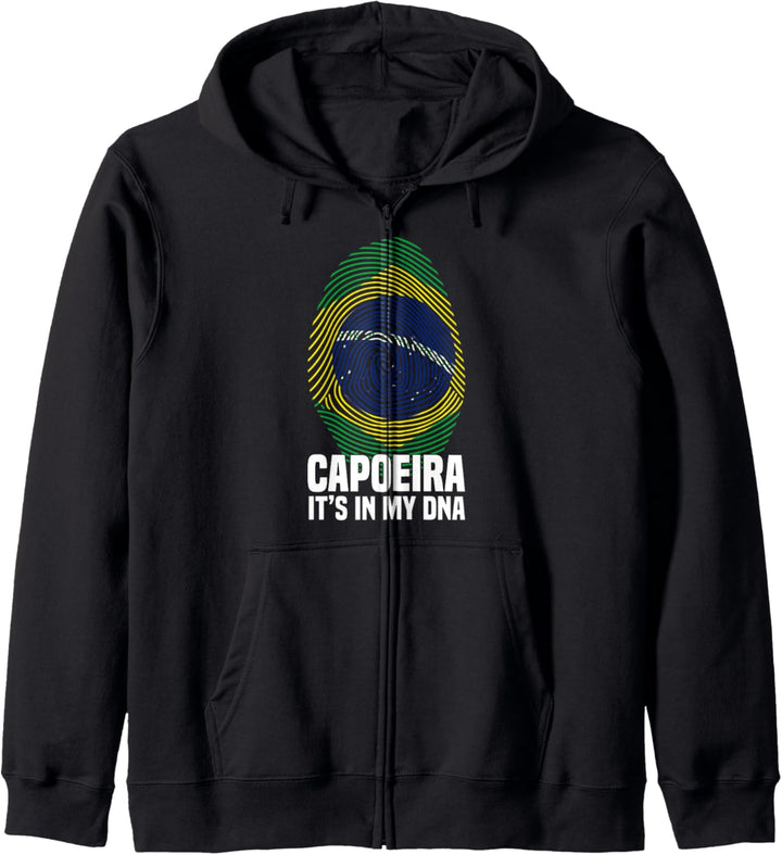 Brasilianischer Capoeira-Kämpfer Martial Arts Capoeira Tanz Kapuzenjacke