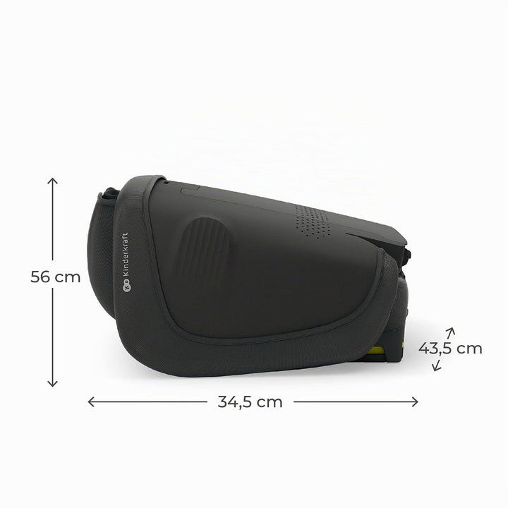 Kinderkraft UNITY 2 i-Size, Faltbarer Autositz 100–150 cm, von ca. 3,5 bis 12 Jahre, verstellbare Ko