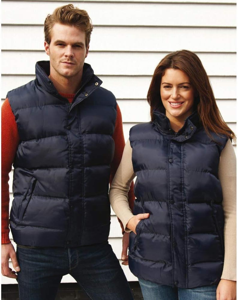 Result Core Nova Lux Herren Winterweste / Steppweste, wasserabweisend, winddicht S,Schwarz