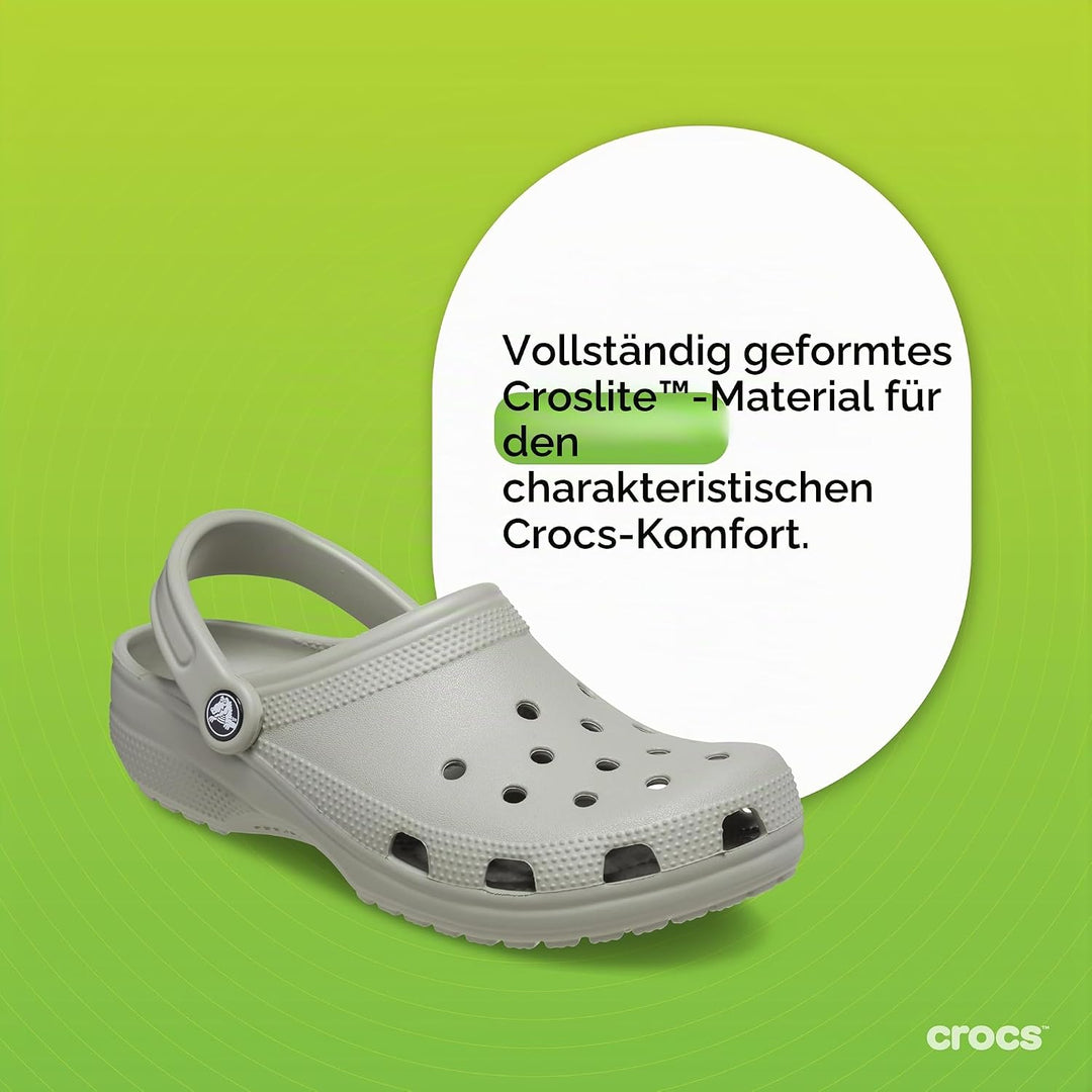 Crocs Unisex Classic Clog 45/46 EU Elephant, 45/46 EU Elephant
