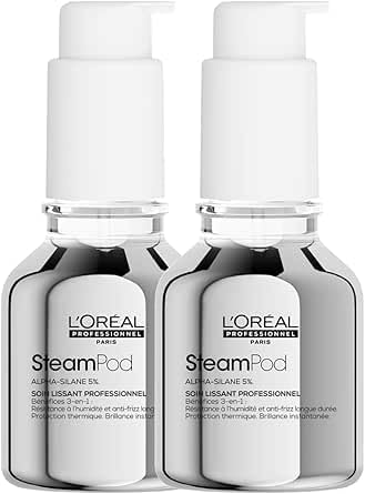 L'Oréal Professionnel SteamPod-Serum, glättend, wärmeisolierend, schützt bis zu 230 °C, Anti-Frizz &