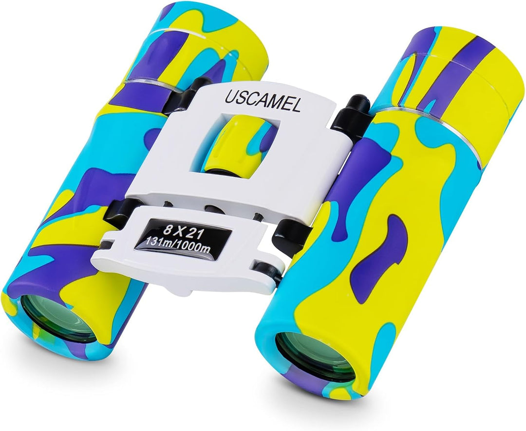 USCAMEL Fernglas Für Erwachsene Kinder, 8×21 Hochwertig Klein Fernglas Erwachsene, Wasserdichtes Kom
