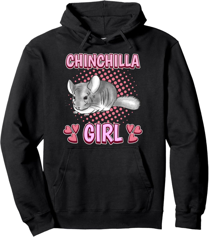 Damen Chinchilla Girl Mädchen Chinchilla Pullover Hoodie