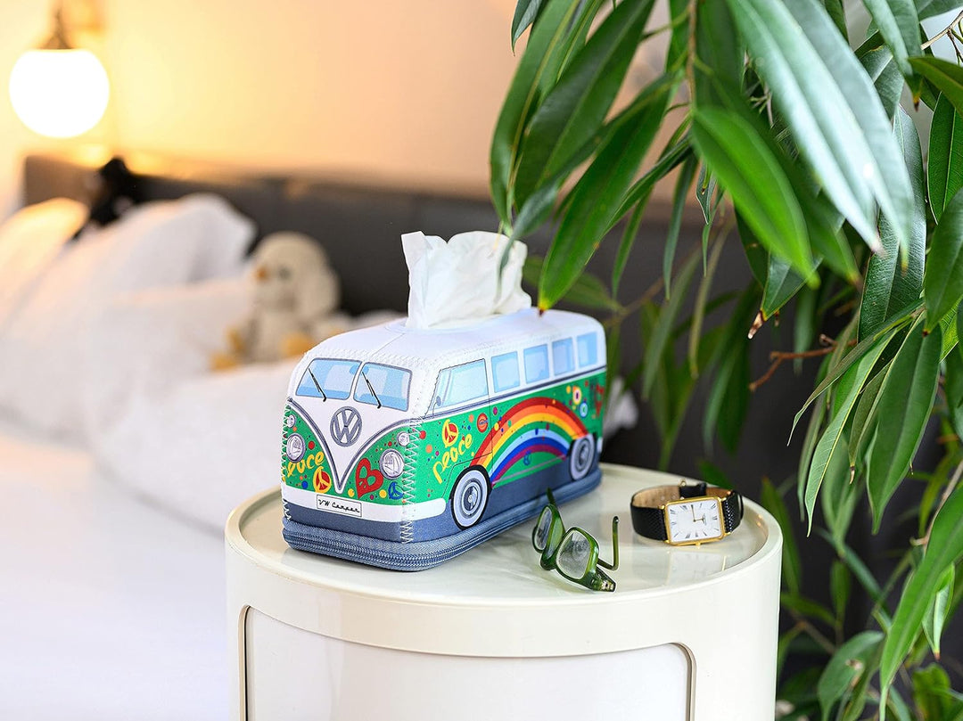 BRISA VW Collection - Volkswagen Neopren Kosmetik-Servietten-Spender-Papier-Taschentuch-Tissue-Box f