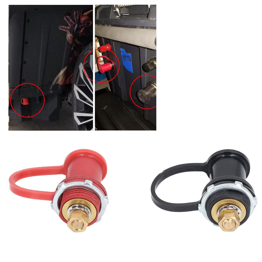 Batteriepole Adapter 250A Batterieklemmen Ladesäulen Kit für Auto Wohnmobile Boote