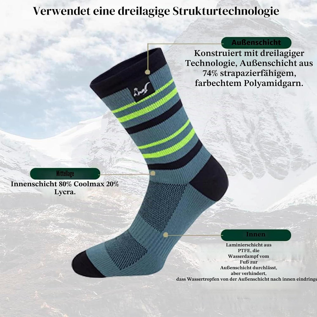 OTTERSHELL wasserdichte Atmungsaktive Socken für Damen und Herren Ultraleichte Sport Klettern Trekki