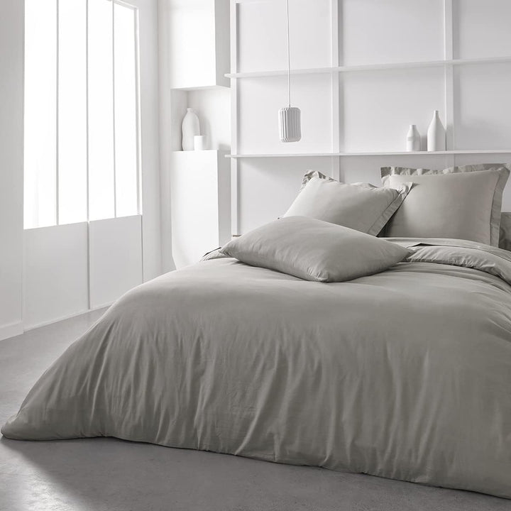 Today Bettbezug, 240 x 260 cm, für Doppelbett, Baumwolle, Dune