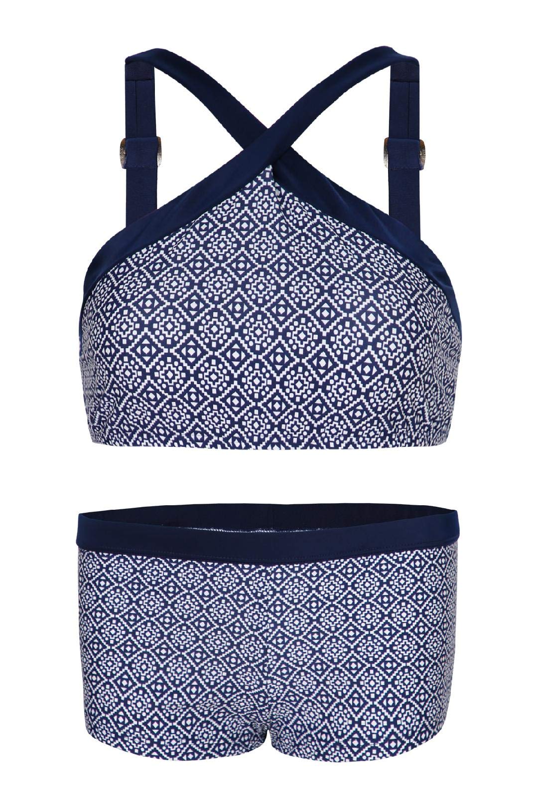 La-V Mädchen Bikini High-Neck Bikini 128-134 Fuerteventura, 128-134 Fuerteventura