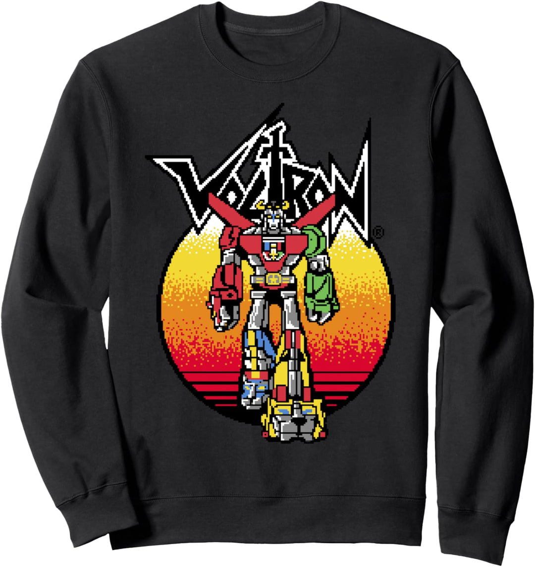 Voltron: Defender of the Universe Retro Gradient Portrait Sweatshirt