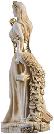 Hera Göttin der Ehe, Frauen, Geburt und Familie Alabaster, goldfarben, 22 cm