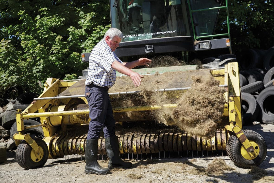 Dunlop C762933 S5 PUROF+ Unisex-Erwachsene Langschaft Gummistiefel 49/50 EU Dunkelgrün Schwarz, 49/5