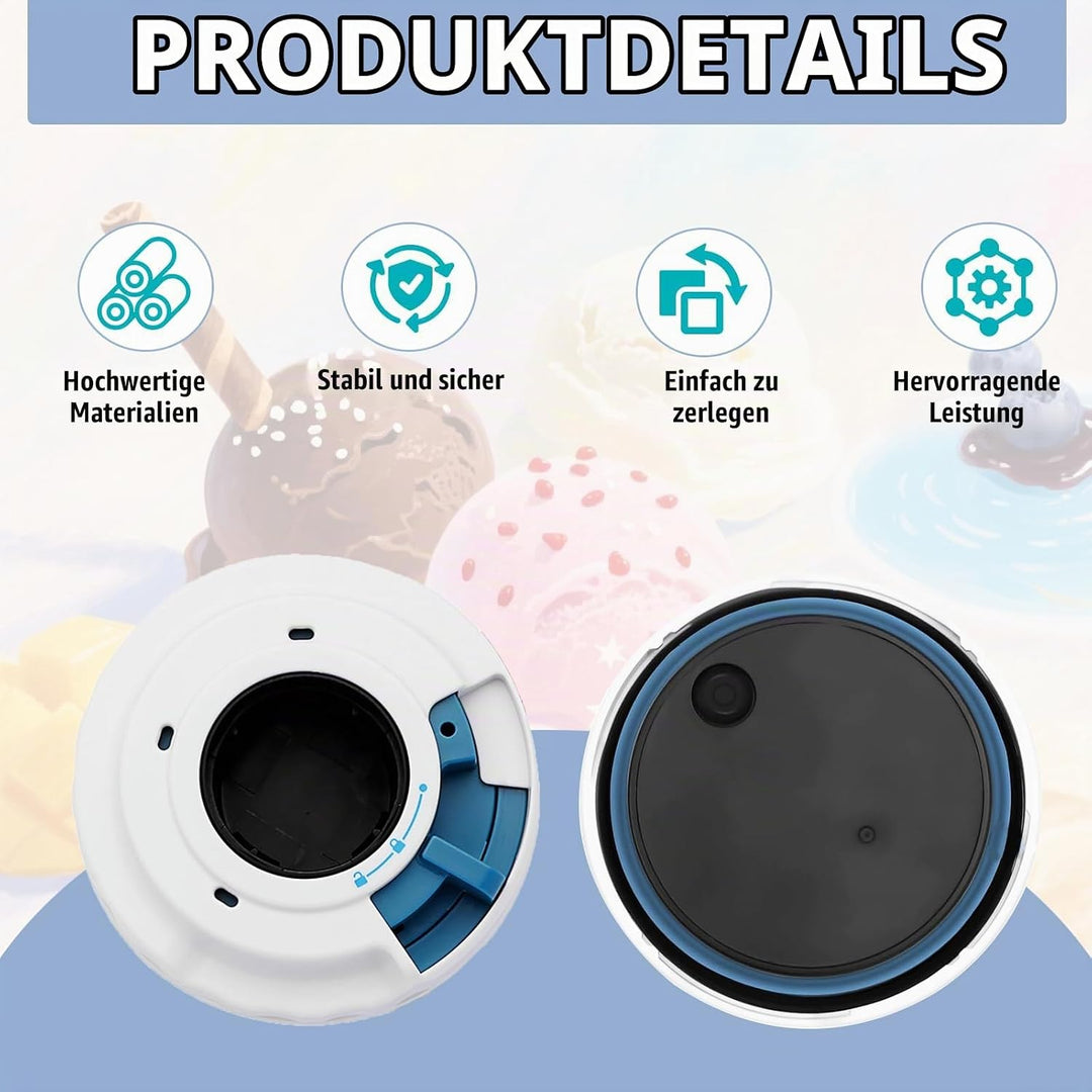 Deckel für Ninja Swirl Creami Behälter，Zubehör für Nc700 Nc701eu Serie, Kompatibel mit Ninja Eismasc