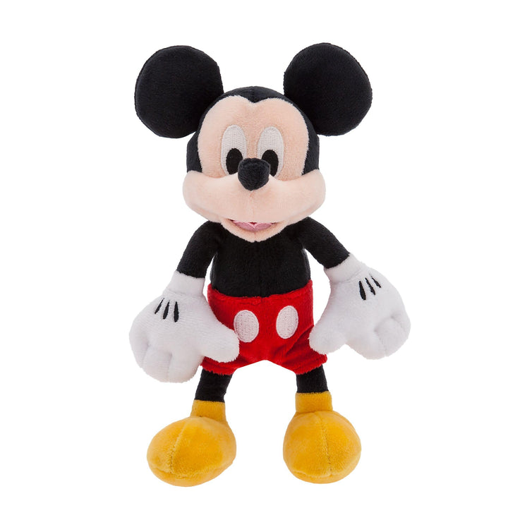 Disney Store Official, Micky Maus, Mini Bean Bag Kuscheltier, 21 cm, Micky Maus