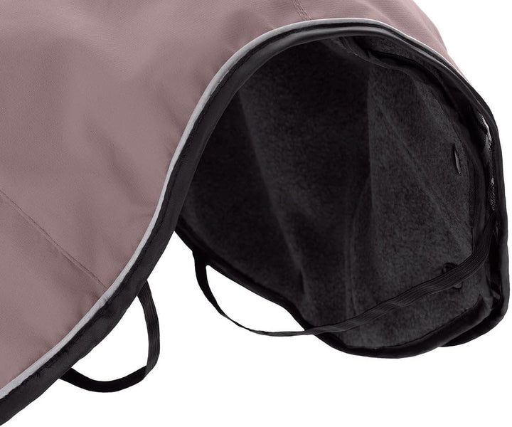 HUNTER Hundemantel Uppsala, Farbe: Altrosa, 2in1 Design mit herausknüpfbarem Innenfutter, wasserabwe
