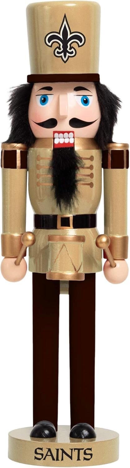 FOCO New Orleans Saints NFL Nussknacker Holzfigur 35cm