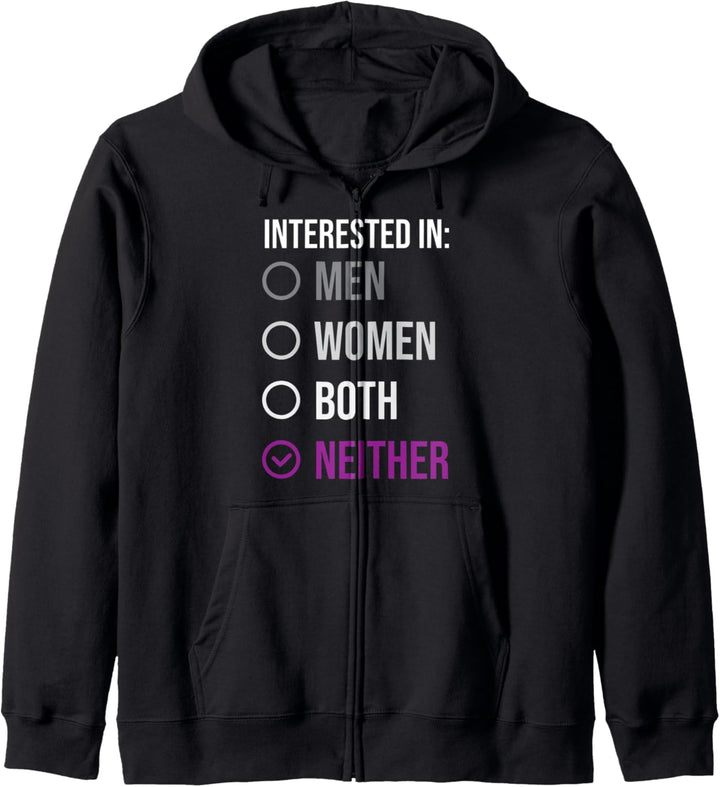 Ace Pride LGBTQIA Genderfluid Queer Geschenk Asexuell Kapuzenjacke