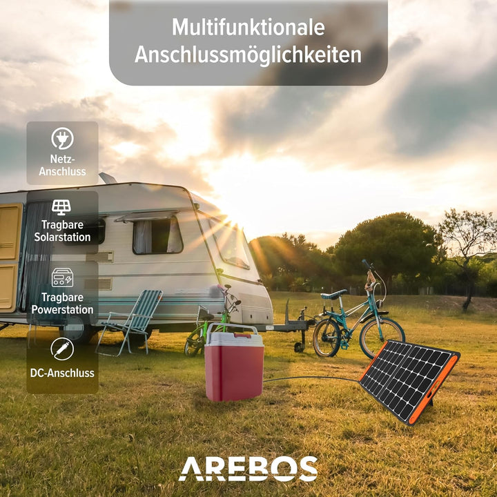 Arebos 20 Liter Kühlbox | Kühlbox klein | zum Kühlen und Warmhalten | mit ECO Modus | 12/230 V für A