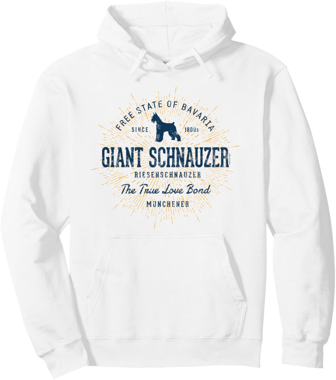 Giant Schnauzer Vintage Riesenschnauzer Pullover Hoodie
