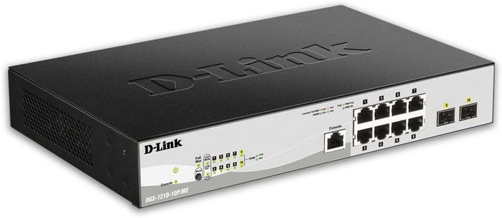 D-Link 10/100/1000BASE-T PoE + 2 1G SFP-Anschlüsse L2 Management Switch