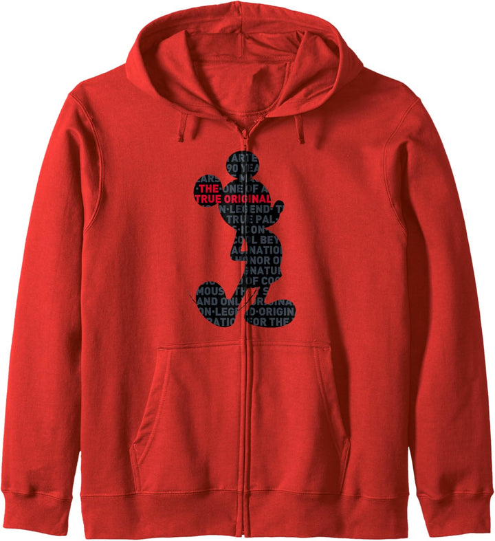 Disney Mickey And Friends Mickey & Minnie 28 Front & Back Kapuzenjacke