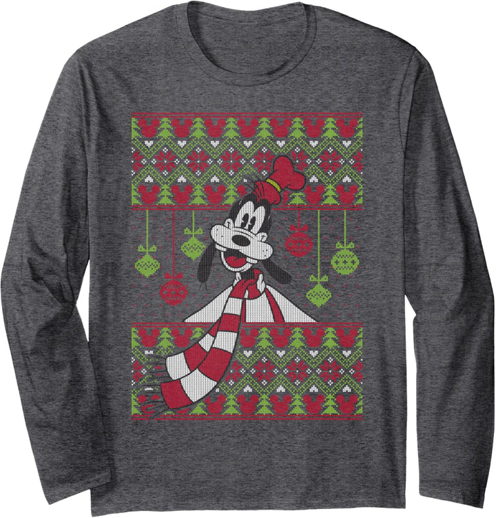 Disney Mickey And Friends Weihnachten Goofy Sweater Style Langarmshirt