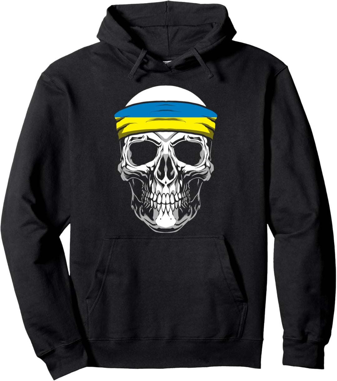 Nationalität Herkunft Land Staat - Totenkopf Ukraine Pullover Hoodie