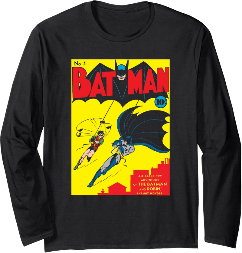 Batman First Cover Langarmshirt