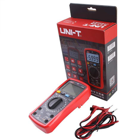 Multimeter UNI-T UT890D+ Effektivwert Voltmeter Amperemeter Ohmmeter AC/DC-Zählerstrom Spannungswide