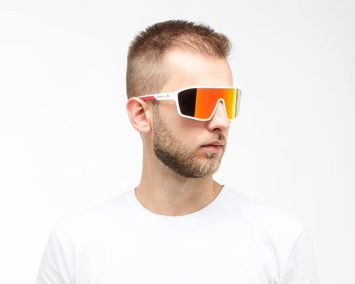 Red Bull Spect Eyewear Unisex Daft Sonnenbrille L Shiny White, L Shiny White