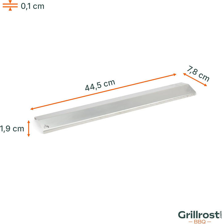 Grillrost.com Das Original Edelstahl Aromaschiene für Enders - Brennerabdeckung für Monroe 2/4 / 5 o