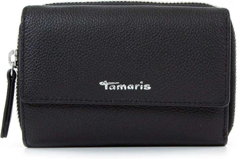 Tamaris Geldbörse TAS Amanda 50007 Damen Geldbörsen Uni Black 100 Einheitsgrösse Black 100, Einheits