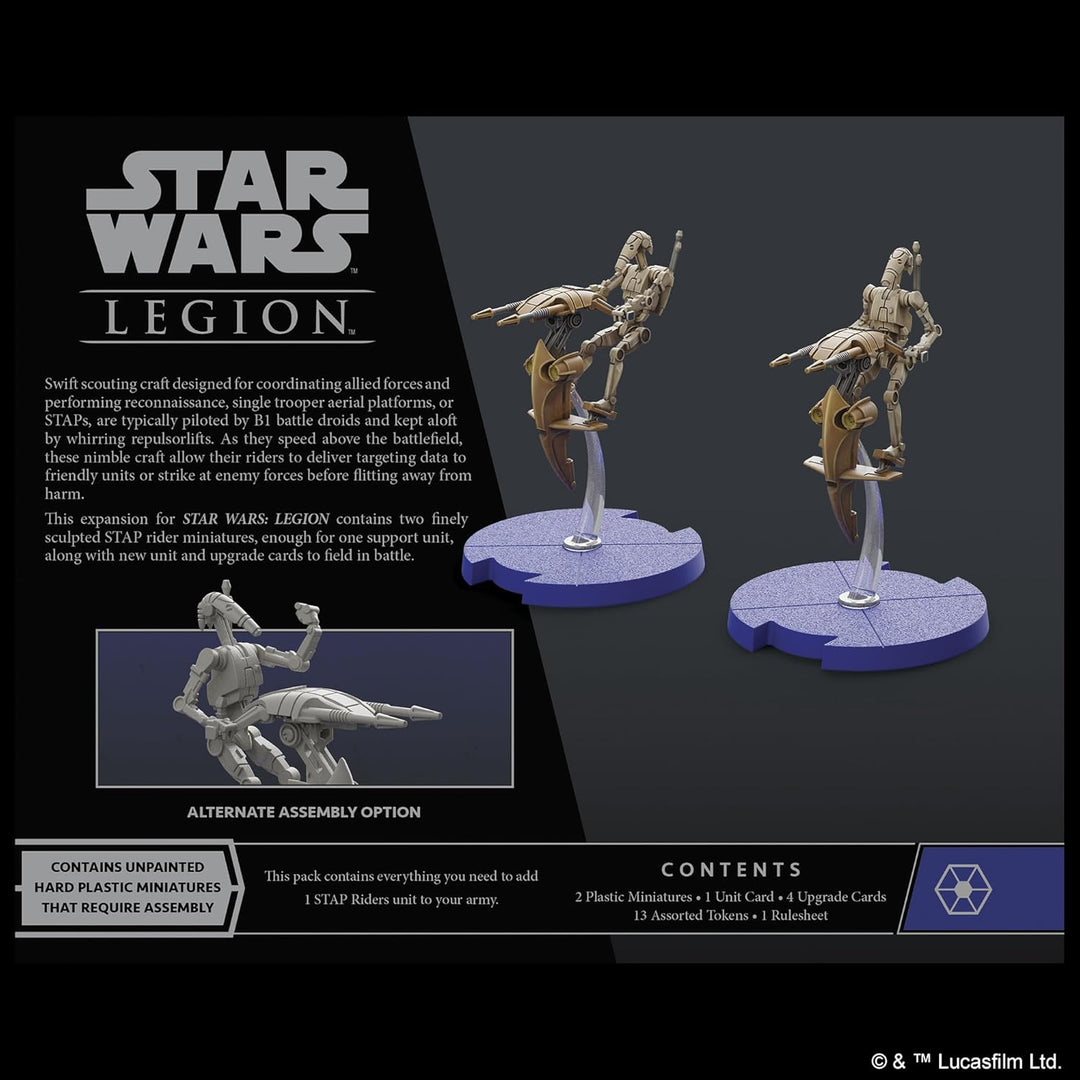 Atomic Mass Games Star Wars Legion: Separatist Alliance Expansions: STAP Riders Unit, Unit Expansion