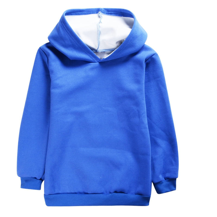 Generisch und Winter und Mädchen Farbe Hoodie für 3Y bis 16Y Winter Pullover Baby Mädchen Blau 7-8 J
