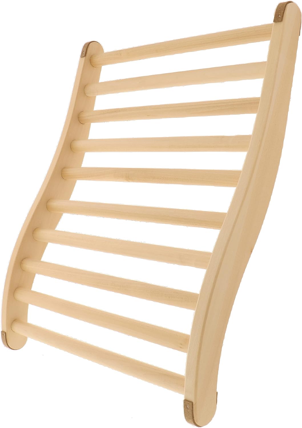 2X HOFMEISTER® Sauna Rückenlehne aus hochwertigem Linden-Holz, 51 cm, ergonomisch geformt, Made in E