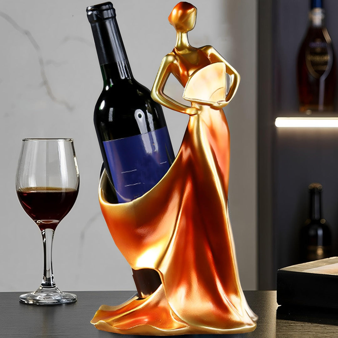 Weinflaschenhalter, Rotweinflaschenständer Elegante Weinregalhalter Harz Regal für Home Bar Zubehör