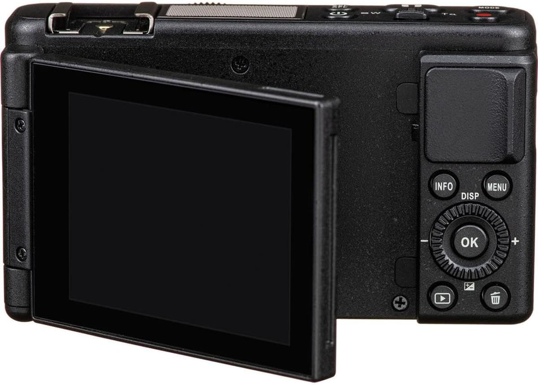 YASHICA City 300 Digitalkamera (schwarz) mit QuickFlash-Kamera-Taschenlampe