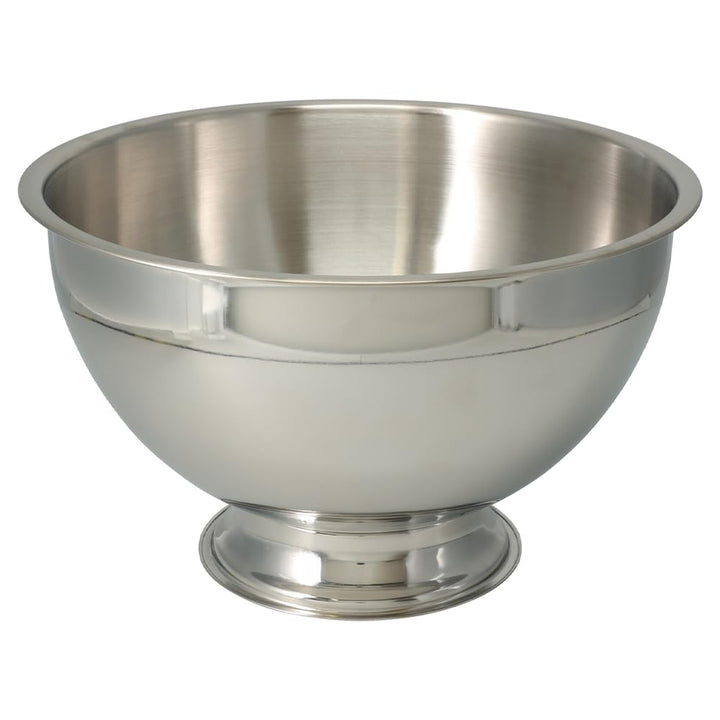 Eleganter Champagnerkühler aus Edelstahl rund 30 x 21 cm