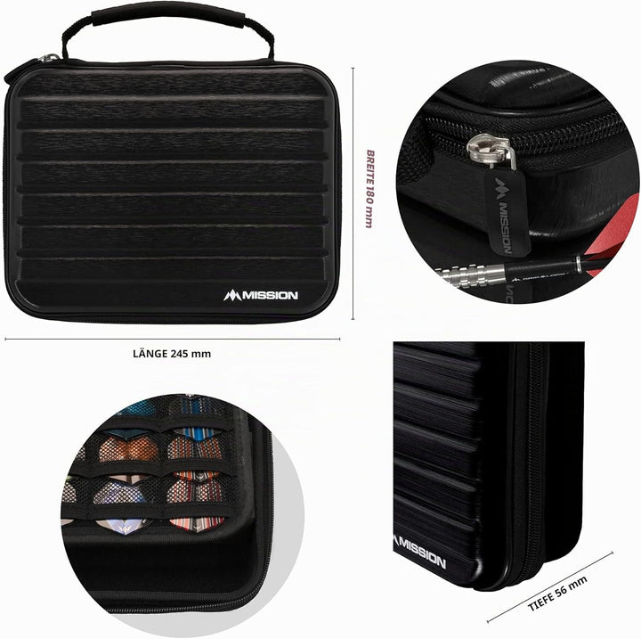 Mission ABS-4 Case Black Schwarz, Schwarz