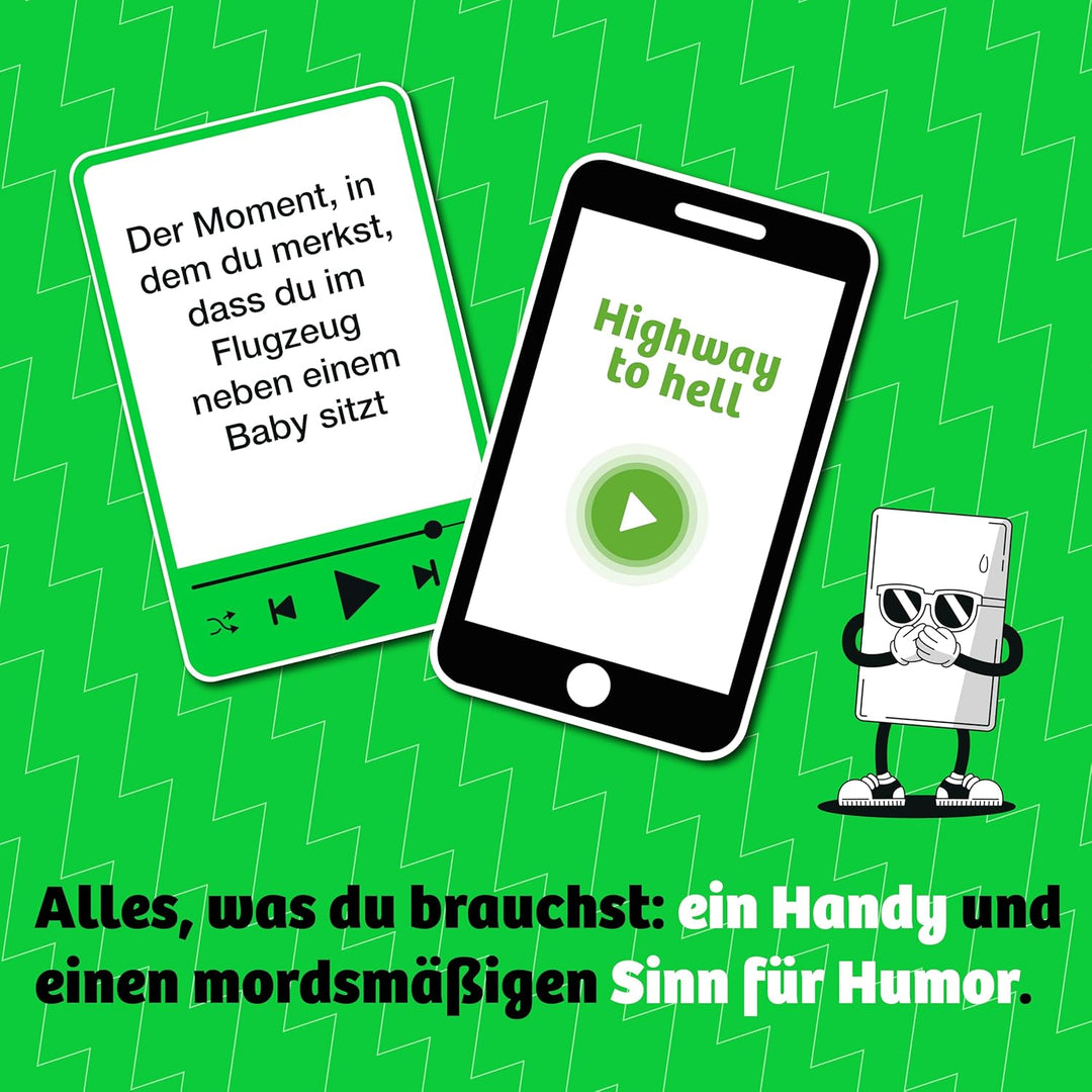 Match My Beat – Das Musik-Partyspiel mit 200 Songs &amp; 400 Szenarien – Kartenspiele für Erwachsene, Te