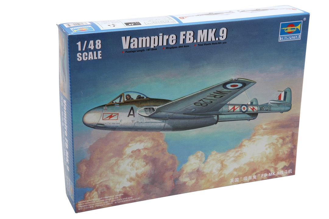 Trumpeter 02875 Modellbausatz Vampire FB.MK.9