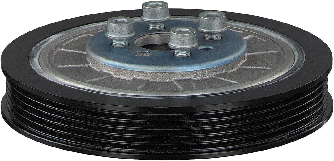 febi bilstein 36344 Riemenscheibe (entkoppelt) für Kurbelwelle, mit Schrauben , 1 Stück